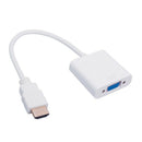 VGA Male To HDMI Output 1080P HD+ Audio TV AV HDTV Video Cable Converter A IOS