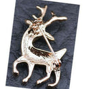 High Quality Exquisite Sika Deer Brooches Shining Rhinestone Pins Jewelry TO