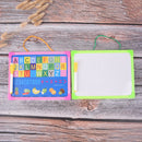 kid whiteboard dry wipe board mini drawing small hanging board with marker pen Z