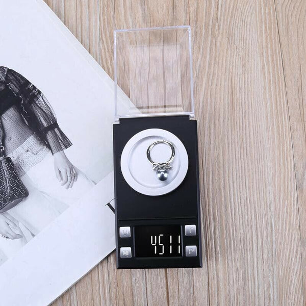 100g/0.001g Digital Milligram Scale High Precision Jewelry Balance Gram Wei F6R8
