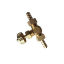 2 Pcs Brass Needle Valve hose 8 mm ID  hose barb 08 Mpa only For Gas Hood