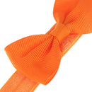 10pcs baby girls solid ribbon hair bow headbands big bow hair bands for toddle3C
