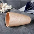 Natural Wooden Water Tea Mug Beer Cup Beer Tankard Groomsmen Cup 13cm Ivory