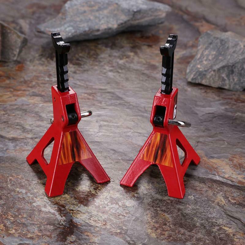 2Pcs 1/10 RC Cars Metal Jack Stands Repairing Tool 2Pcs/Set RC Crawler ClimbA1C4