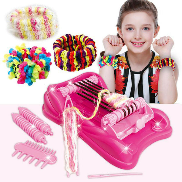Plastic Hair Band Machine Bracelet Headwear DIY Hand Knitting Maker Machine