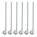 Cocktail spoon 6 piece cocktail spoon drinking tube Bistro Cromargan stainl I7A9