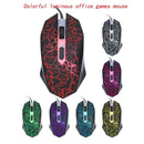 K1901 Gaming Mouse Gamer 1600DPI w/4 Buttons USB Computer Wired Silent Mice