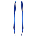 2pcs Aluminium Large Eye Bent Tip Tapestry Darning Needle Set for DIY Craft