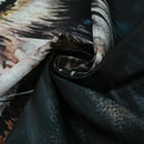 Realistic Wolf Printed Wall Hanging Tapestry with Romantic Pictures Art Nat V3B4