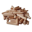 300x Wooden Dowel Rods Unfinished Hardwood Stick For Craft Woodworking Craft