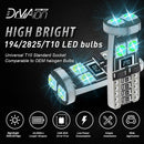 2* T10 501 W5W Car Side Light Bulbs Error Free Canbus 6Smd Led Xenon Super White