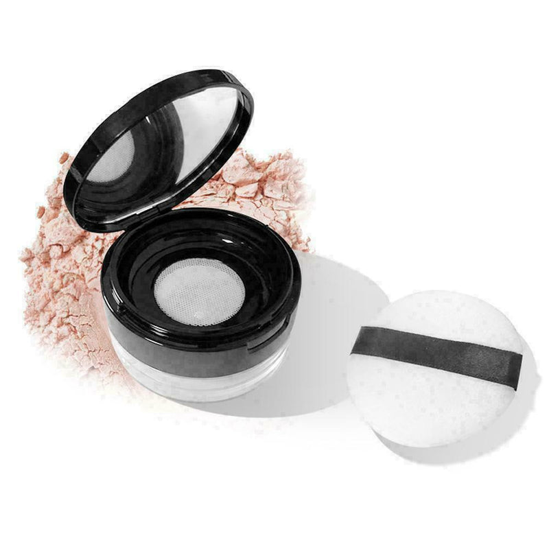 15g Empty Cosmetic Sifter Loose Powder Jar Container Puff Makeup Travel Box O4L9