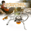 Portable Outdoor Stove Camping Cooking Hiking BBQ Supplies Heater Mini Gas I4P6