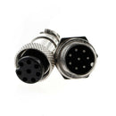 5Pcs Aviation Plug 16mm 8-Pin GX16-8  Power Chassis Male Female Panel Connector