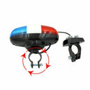 Bicycle Bell 6 LED 4 Tone Horn LED Light Electronic Siren Bicycle Bells for