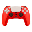 Silicone Game Controller Cover for SONY PS5 Joystick Skin Case (Red)