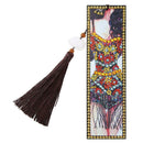 DIY Special Shaped Diamond Painting Leather Bookmark Tassel Book Marks Gift