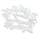 Christmas Words Cutting Die Stencil Scrapbooking Card Template DIY Craft