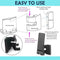 Notebook Screen Side Phone Holder Clip on Monitor For Laptop Monitor New L5K5