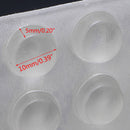 40 Self Adhesive Silicone Rubber Cabinet Door Pad Bumper Stop Damper Cushion New