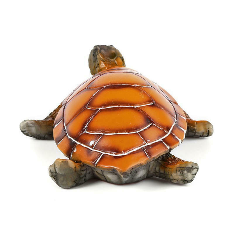 Aquarium Ornaments Decoration Artificial Turtle Fish Tank Tropical lake La VQI
