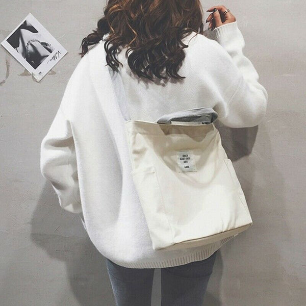 Women Fashion Casual Canvas Multifunctional Messenger Bag Ladies Shoulder B C4F4