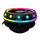 Coolmoon CPU Cooler RGB Color Change Quiet Mute Heatsink Fan for Desktop Case