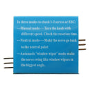 5X(Servo Tester CCPM Consistency Master Checker 3CH 4.8-6V I4L8)