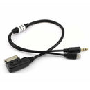 For Audi MMI AMI MDI Music Interface Cable Charger Connector 3.5MM AUX Adap