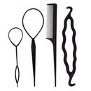 4pcs Hair Stick Styling Tools Set Pull Hair Pins Big Headwear Accessories