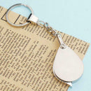 Outdoor Portable Metal Keychain Reading Newspaper Camping New Magnifier Map B2M6