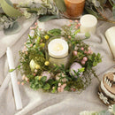 Easter Candle Holder Floral Candleholder Party Candlestick Tea Light Stand