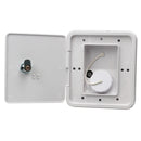 Gravity/City Water Inlet Hatch w/ Keys for RV (White)