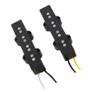 Alnico Bass Humbucker Double Coil Pickup Black for Bass Guitar, Easy to Install