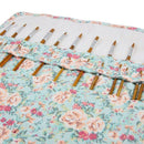 20 Pockets Art Paint Brushes Case Roll Up Pen Holder Canvas Pouch Bag O9R4