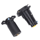 7Pin 7 Way Round Trailer Connector Male And Female RV Light Plug Adapter pl J Gw