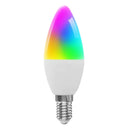 100-265V Wifi RGBCW Smart Light Bulb 300LM E14  Dimmable Lamp for Alexa