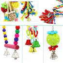 Birds Swing Toys,Parrots Chewing Hanging Perches With Bells Toys For Love B
