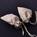 10pcs  6*9cm Natural Burlap Linen Jute Sack Drawstring Pouch Bag Wedding Favor