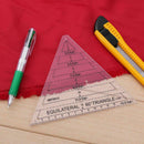 Acrylic Patchwork Craft Quilting Ruler Cutting Rulers DIY Sewing Tool (4pcs A
