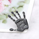 Retro Punk Lettering Brooch Boys Girls Clothes Backpack Badge Jewelry Gift