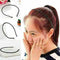 5pcs Unisex Sport Headband Black Head Hoop Band Hairband Metallic Wavy Hair O8W5