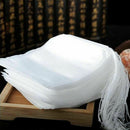 50pcs Empty Teabag String Heat Seal Filter Paper Herb Loose Tea Bag White