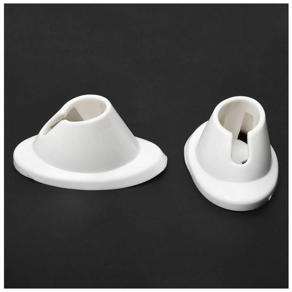 2Pcs Pro White Rubber Bottle Holder For Nail Art Varnish Polish Seat Tool K3E1