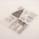 Silicone Clear Stamp Transparent Rubber Stamps DIY Scrapbook Christmas tree SRLJ