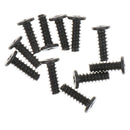 11pcs Game Console Housing Cover Repair Screws Set for Sony PSV2000 Black
