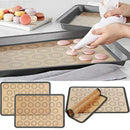 US 1PC Macaron Baking Mat Non Stick Silicone with 30 Macaroon Moulds  KR FT