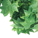 5 Pcs Green Plastic Simulated Vine Plant Leaf Wall Hanging Ornament 2M W8G1