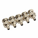 10 Pcs Crimp On BNC Male RG59 Coax Coaxial Connector Adapter For CCTV Camera HW