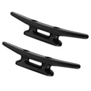 2pcs Heavy Duty 8" Nylon Marine Boat Flat Top Low Cleat Rope Tie Hardware